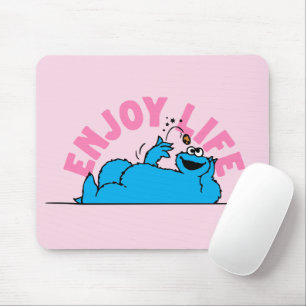 Sesamstraat Koekjesmonster geniet van het leven Muismat