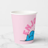 Sesamstraat | Koekjesmonster geniet van het leven Papieren Bekers (Voorkant)