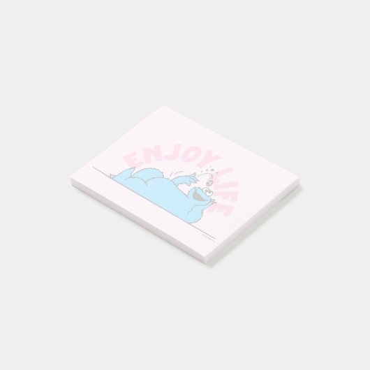 Sesamstraat | Koekjesmonster geniet van het leven Post-it® Notes (Schuin)