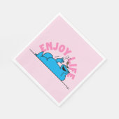 Sesamstraat | Koekjesmonster geniet van het leven Servet (Hoek)