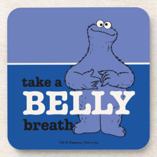 Sesamstraat Koekjesmonster Haal adem Bier Onderzetter