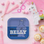 Sesamstraat | Koekjesmonster Haal adem Papieren Bordje (Feest)