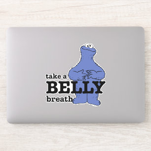 Sesamstraat   Koekjesmonster Haal adem Sticker