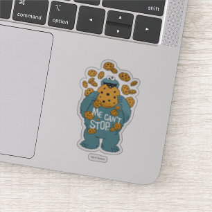 Sesamstraat   Koekjesmonster - Ik kan niet stoppen Sticker