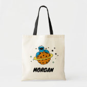 Sesamstraat | Koekjesmonster | Jouw namen toevoege Tote Bag (Voorkant)