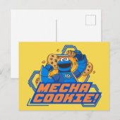 Sesamstraat | Koekjesmonster Mecha Cookie. Briefkaart (Voorkant / Achterkant)
