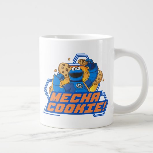 Sesamstraat | Koekjesmonster Mecha Cookie. Grote Koffiekop (Rechts)