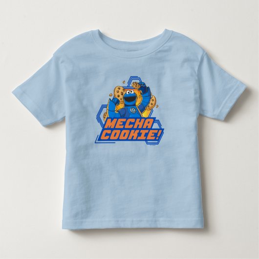 Sesamstraat | Koekjesmonster Mecha Cookie. Kinder Shirts (Voorkant)