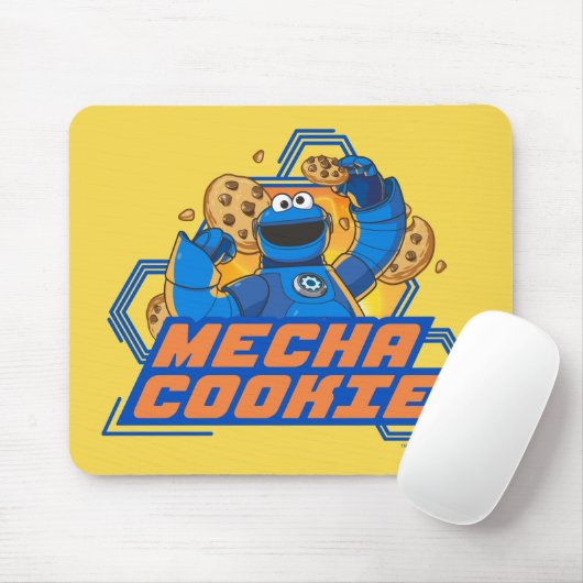 Sesamstraat | Koekjesmonster Mecha Cookie. Muismat (Met muis)