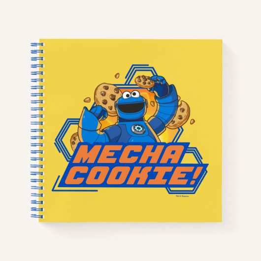 Sesamstraat | Koekjesmonster Mecha Cookie. Notitieboek (Voorkant)