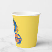 Sesamstraat | Koekjesmonster Mecha Cookie. Papieren Bekers (Achterkant)