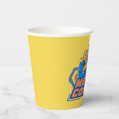 Sesamstraat | Koekjesmonster Mecha Cookie. Papieren Bekers (Voorkant)