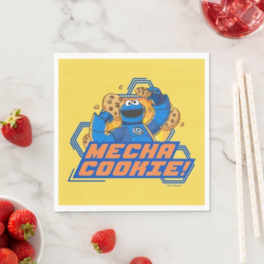 Sesamstraat | Koekjesmonster Mecha Cookie. Servet (Insitu)