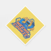 Sesamstraat | Koekjesmonster Mecha Cookie. Servet (Hoek)