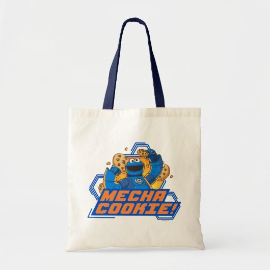Sesamstraat | Koekjesmonster Mecha Cookie. Tote Bag (Voorkant)