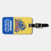 Sesamstraat | Koekjesmonster | Naam toevoegen Bagagelabel (Voorkant horizontaal)