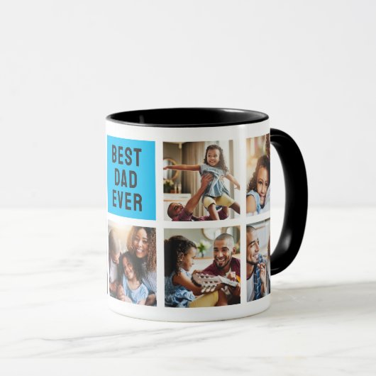 Sesamstraat Koekjesmonster | Papa Fotocollage Mok (Voorkant rechts)