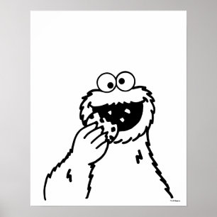 Sesamstraat Koekjesmonster Poster
