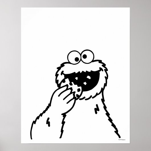 Sesamstraat | Koekjesmonster Poster (Voorkant)