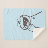 Sesamstraat | Koekjesmonster Sherpa Deken (Voorkant (horizontaal))