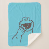 Sesamstraat | Koekjesmonster Sherpa Deken (Voorkant)