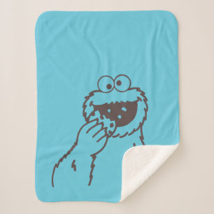 Sesamstraat   Koekjesmonster Sherpa Deken
