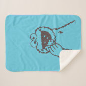 Sesamstraat | Koekjesmonster Sherpa Deken (Voorkant (horizontaal))