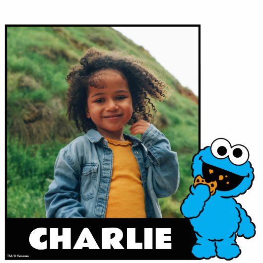 Sesamstraat | Koekjesmonster Staand Fotobeeldje (Voorkant)