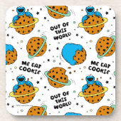 Sesamstraat | Koekjesmonster uit deze wereld Bier Onderzetter (Voorkant)