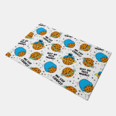 Sesamstraat | Koekjesmonster uit deze wereld Deurmat (Schuin)