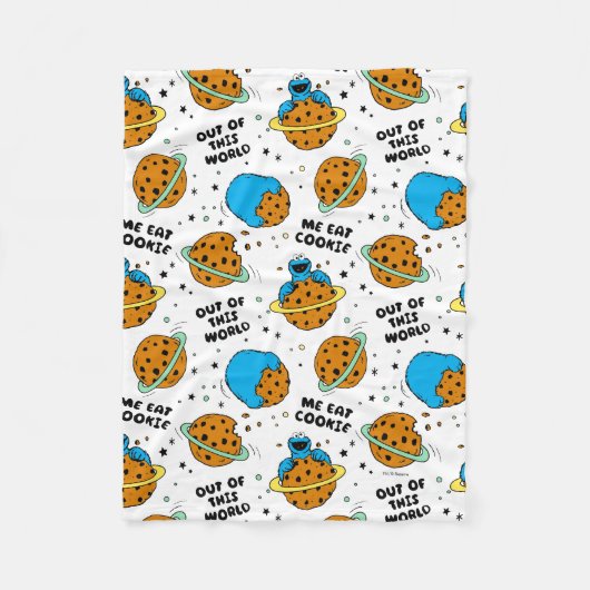 Sesamstraat | Koekjesmonster uit deze wereld Fleece Deken (Voorkant)