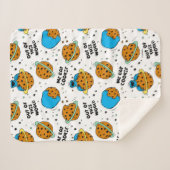 Sesamstraat | Koekjesmonster uit deze wereld Sherpa Deken (Voorkant (horizontaal))