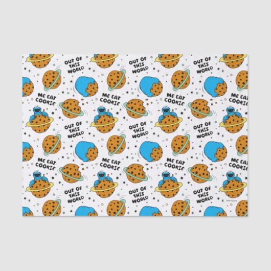 Sesamstraat | Koekjesmonster uit deze wereld Tissuepapier (Voorkant)