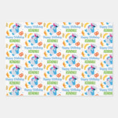 Sesamstraat Koekjesmonster Voedselvrachtwagen Inpakpapier Vel (Voorkant 2)