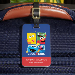 Sesamstraat Koel Kinder Bagagelabel
