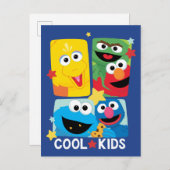 Sesamstraat | Koel Kinder Briefkaart (Voorkant / Achterkant)