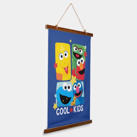 Sesamstraat | Koel Kinder Hangend Wandkleed (Gebogen)