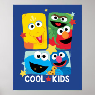 Sesamstraat   Koel Kinder Poster
