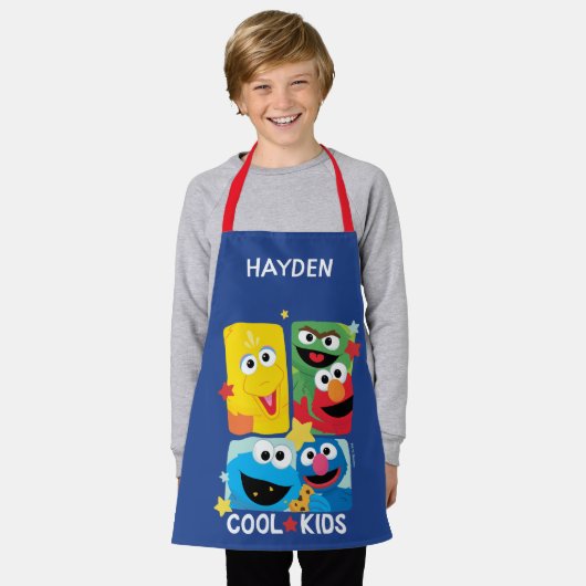 Sesamstraat | Koel Kinder Schort (Gedragen)