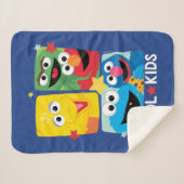 Sesamstraat | Koel Kinder Sherpa Deken (Voorkant (horizontaal))