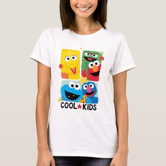 Sesamstraat | Koel Kinder T-shirt (Voorkant)