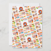 Sesamstraat | Kookie Monster Food Truck Birthday Kaart (Achterkant)