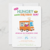 Sesamstraat | Kookie Monster Food Truck Birthday Kaart (Voorkant)