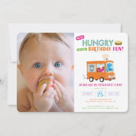 Sesamstraat | Kookie Monster Food Truck Birthday Kaart