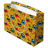 Sesamstraat Kwanzaa patroon Groot Cadeauzakje (Achterkant Gekanteld)