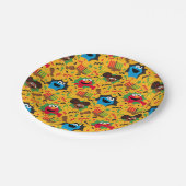 Sesamstraat Kwanzaa patroon Papieren Bordje (Gekanteld)