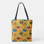 Sesamstraat Kwanzaa patroon Tote Bag (Achterkant)