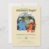 Sesamstraat | Laat het avontuur Birthday beginnen Kaart (Voorkant)