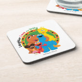 Sesamstraat | Lachen, liefde en eenheid Bier Onderzetter (Linkerzijde)