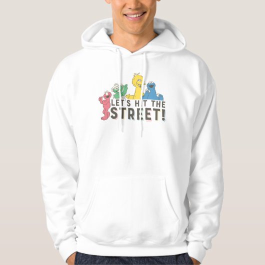 Sesamstraat | Laten we de straat ophangen! Hoodie (Voorkant)